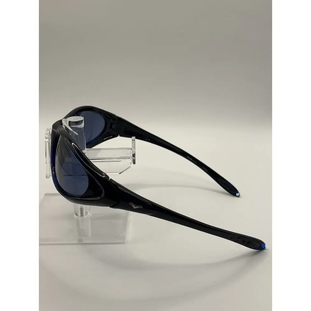 Vortex Fortress PS18.2 Black Wrap Sunglasses Blue Lenses Taiwan